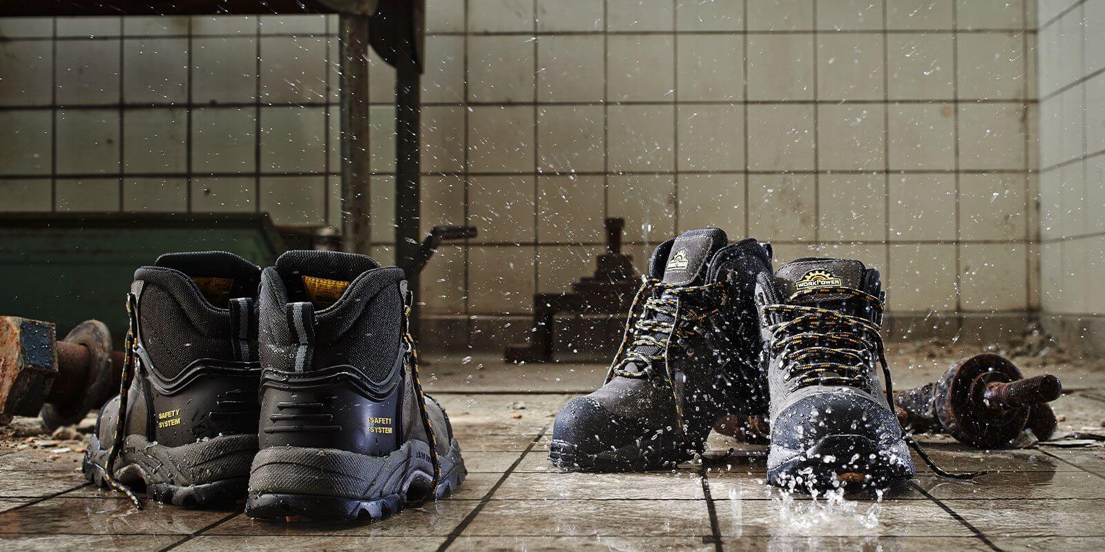 Handwerkerschuhe mit Stahlkappe