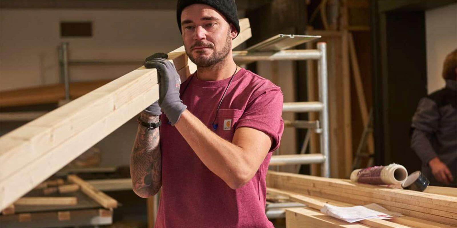 Berufsbekleidung  für Schreiner & Zimmerer