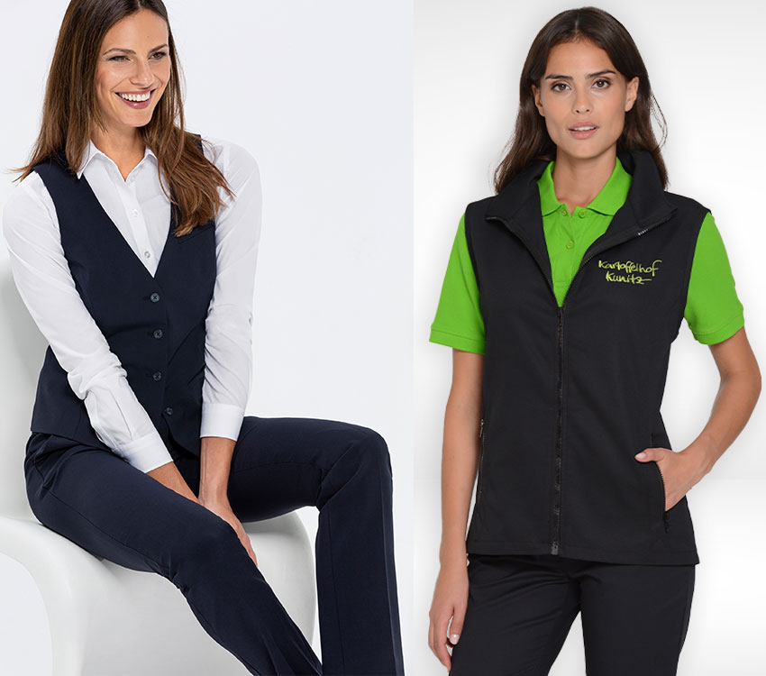 Damen Westen zum Besticken & Bedrucken