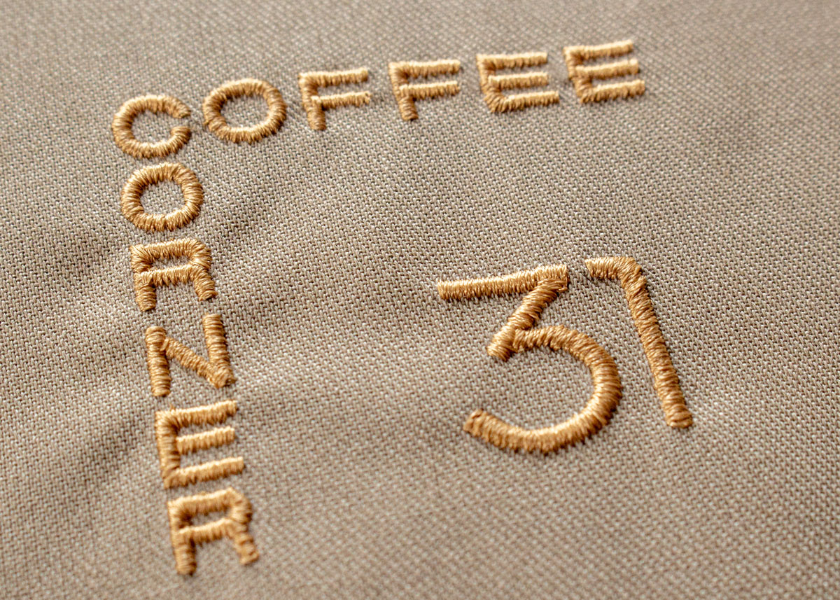 Schürzen mit Logo besticken lassen