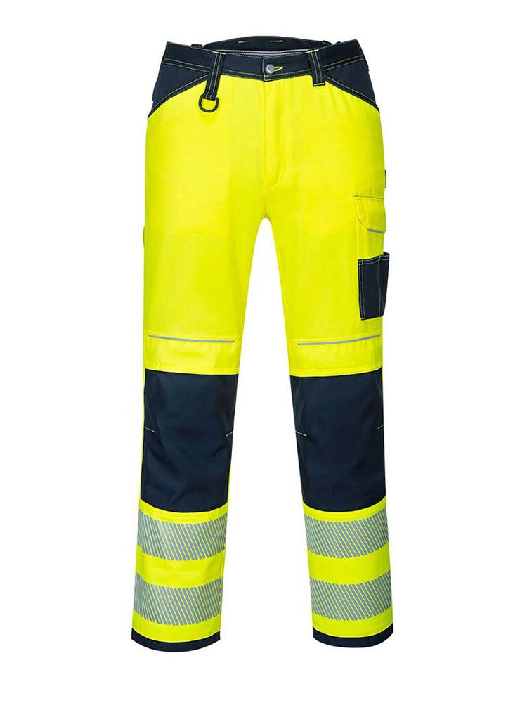 Warnschutz Arbeitshose Gelb