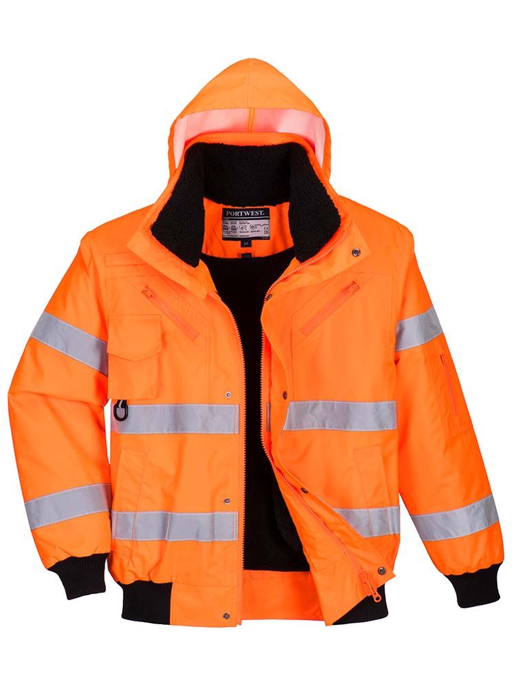 3-in-1 Warnschutz-Pilotjacke