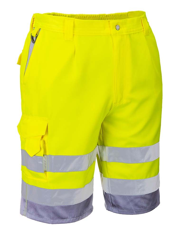 Warnschutz-Shorts aus Polyester-Baumwolle