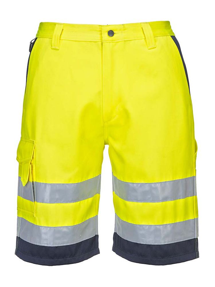 Warnschutz-Shorts aus Polyester-Baumwolle