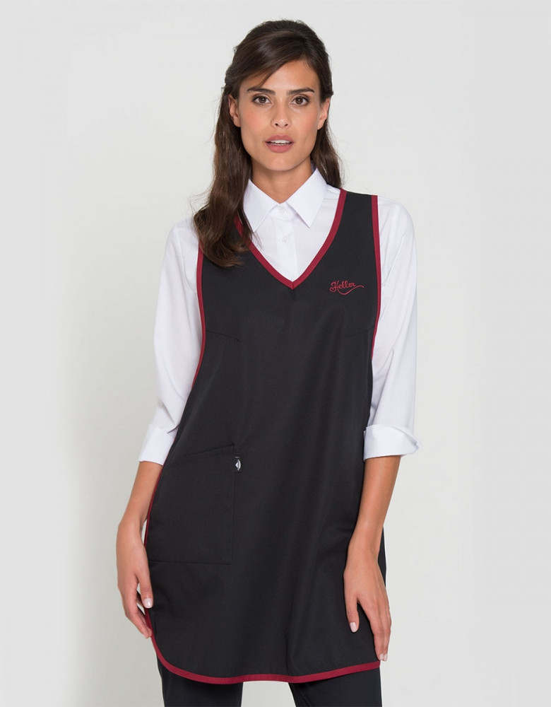 Schwarzes Kasack für Houskeeping oder Kosmetik