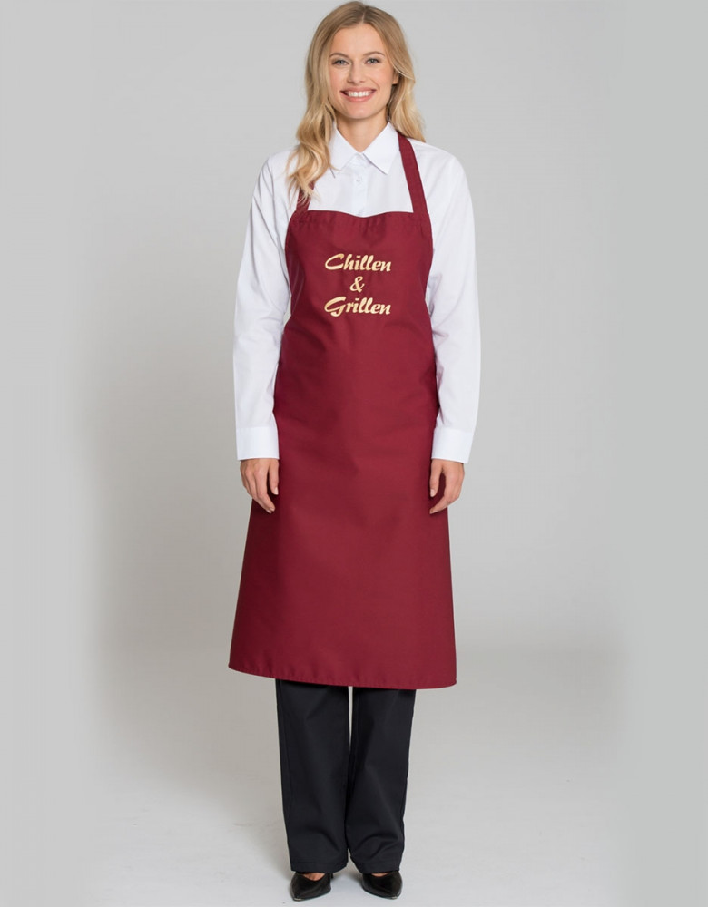 Latzschürze Gastronomie besticken