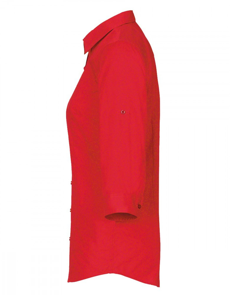 Rote Bluse 3/4 Arm