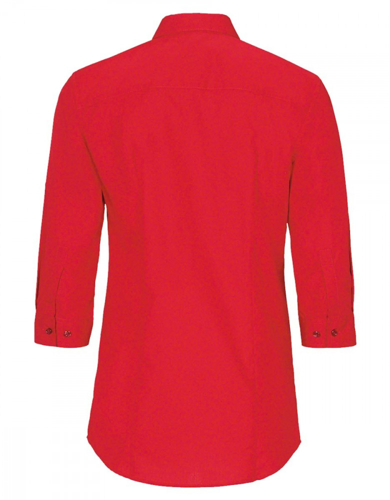Rote Bluse 3/4 Arm