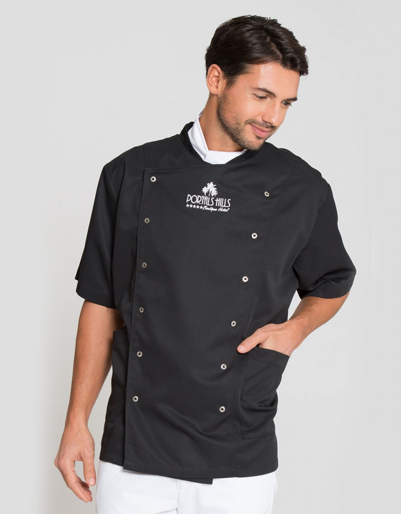 Servicjacke Herren Schwarz