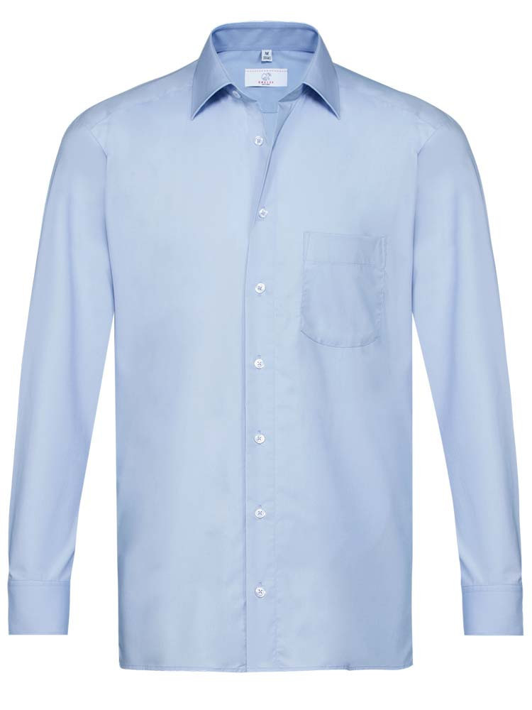 Herrenhemd langarm Hellblau