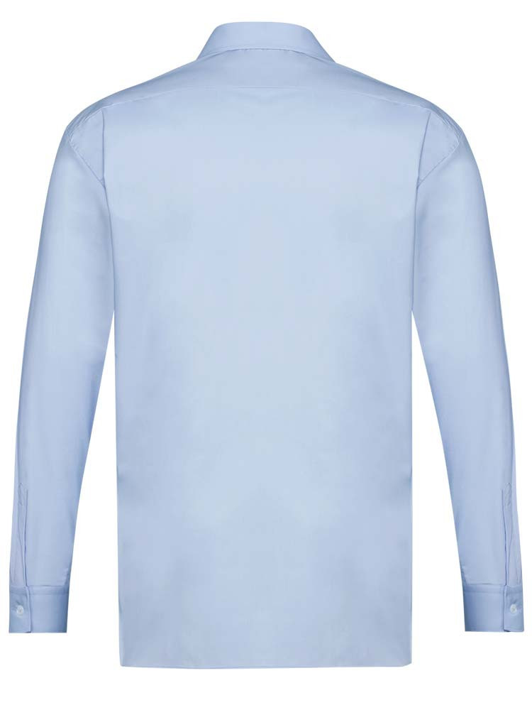 Herrenhemd langarm Hellblau