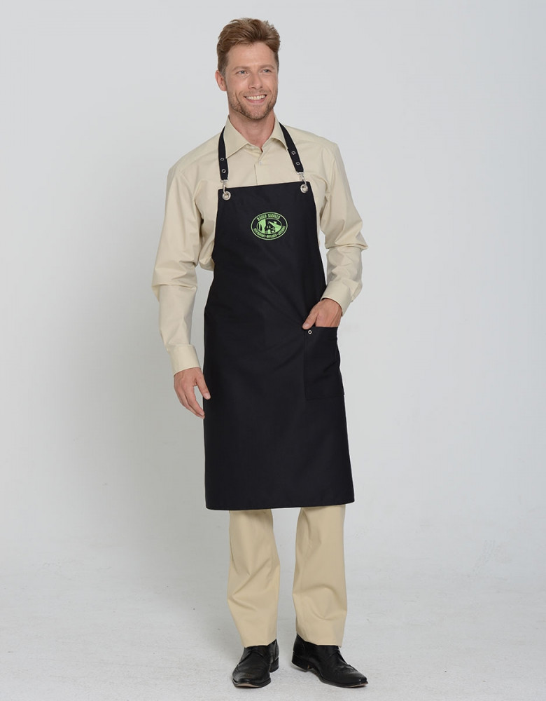 Schwarze Latzschürzen