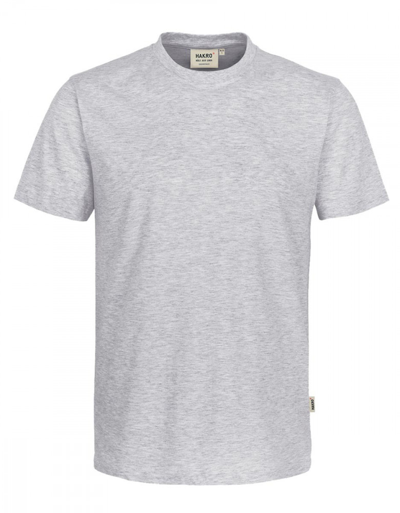 Rundhals T-Shirt Herren Grau meliert