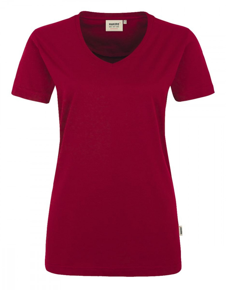 T-Shirt Damen Weinrot