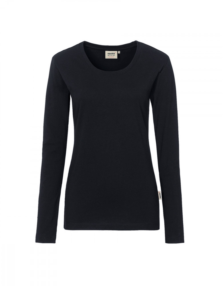 Damen Longsleeve Schwarz