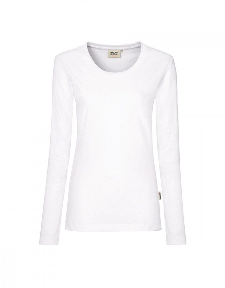 Damen Longsleeve Weiß