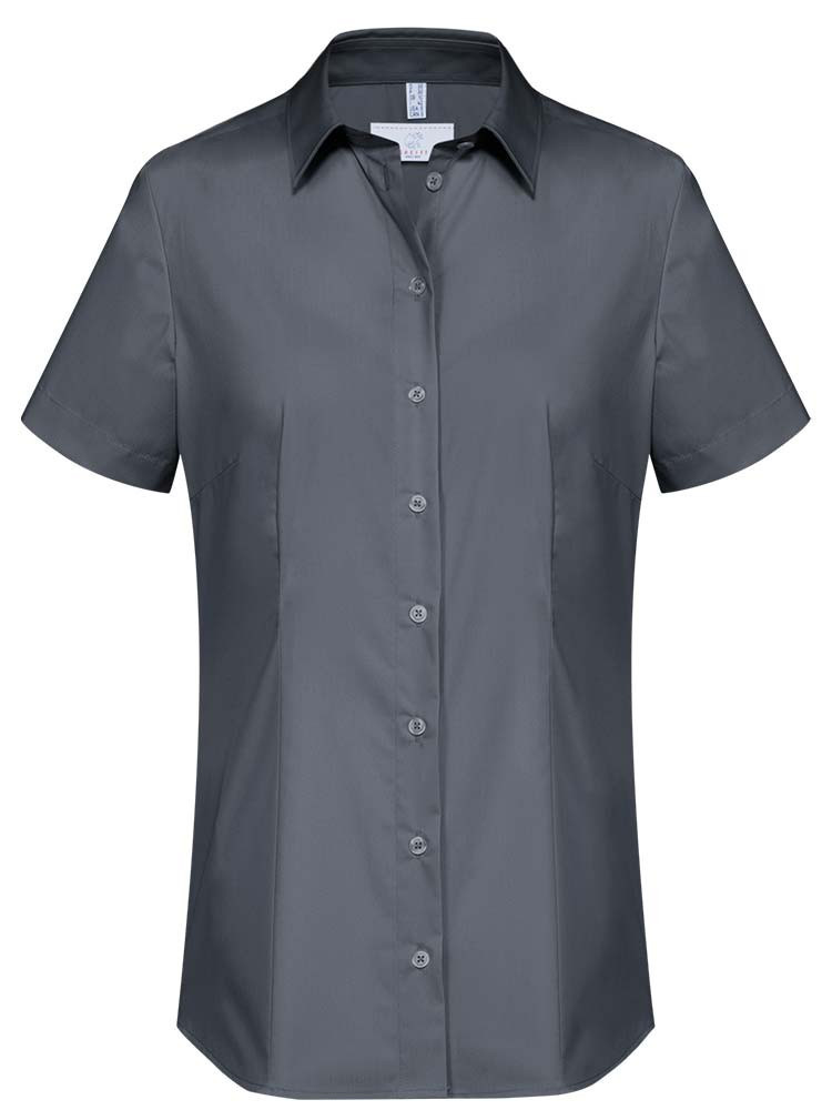 Hemdbluse Damen Anthrazit