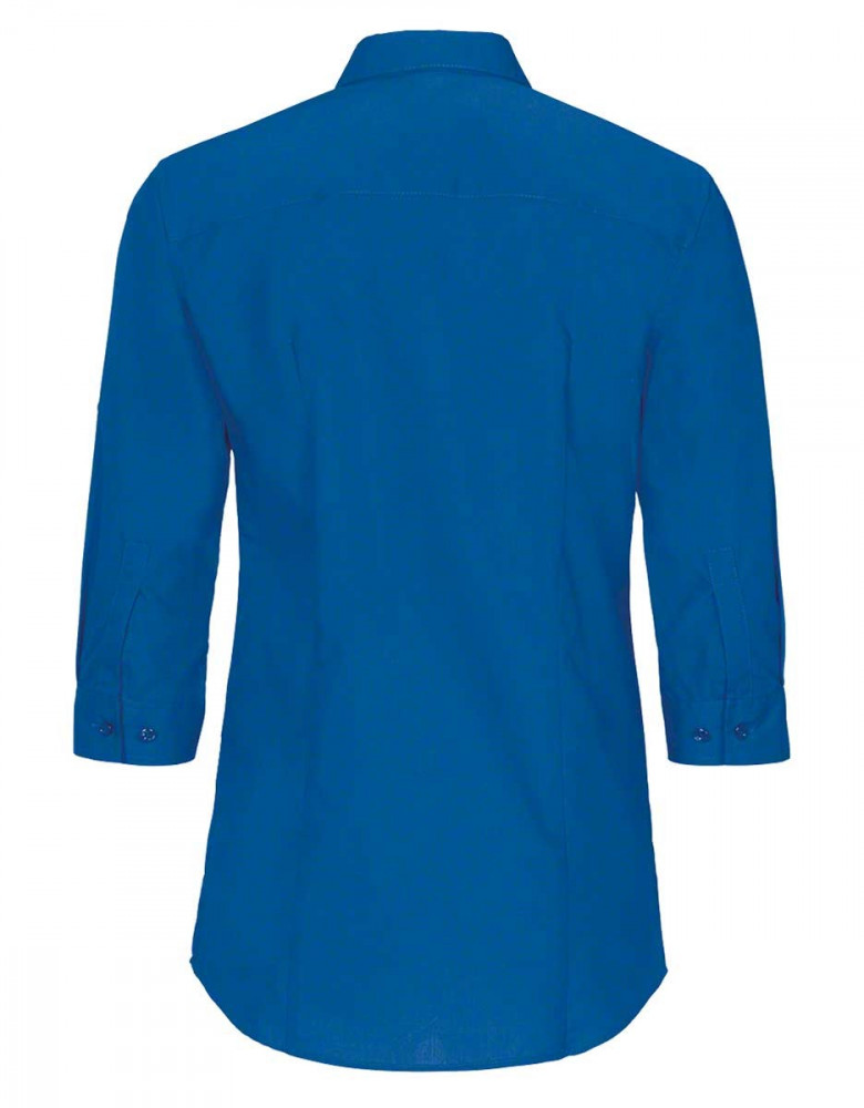 Blaue Bluse 3/4 Arm
