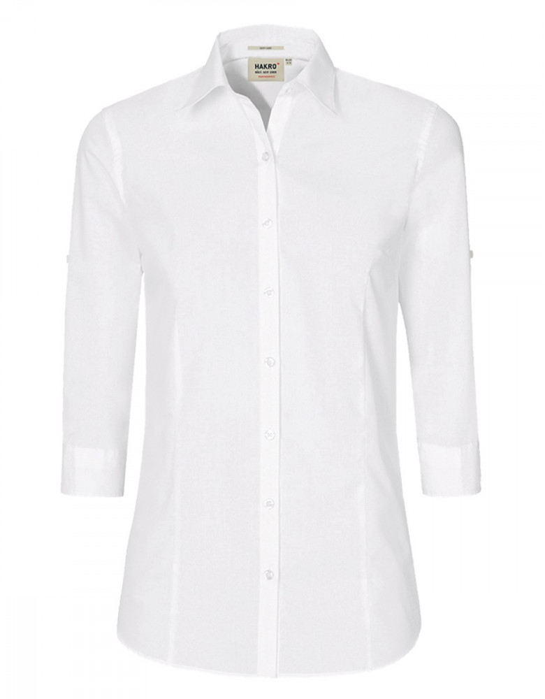 Weiße Bluse 3/4 Arm
