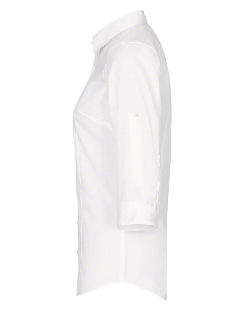 Weiße Bluse 3/4 Arm