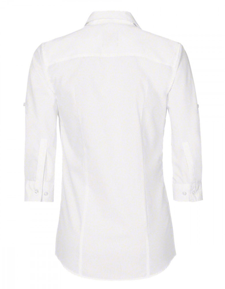 Weiße Bluse 3/4 Arm