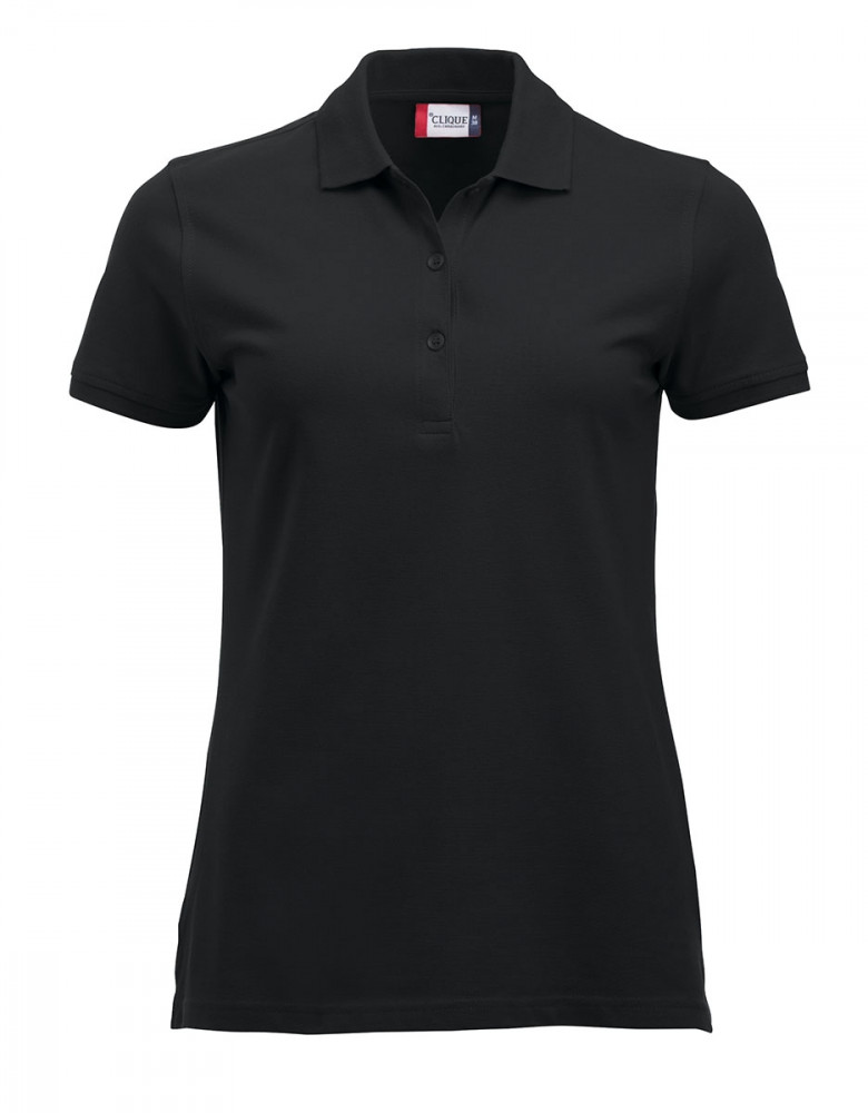 Günstige Poloshirts Damen Schwarz