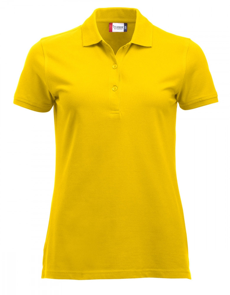 Günstige Poloshirts Damen Gelb