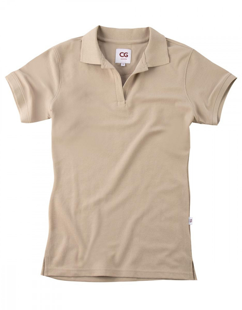 Damen Poloshirt ohne Knöpfe