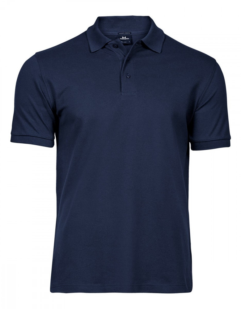 Poloshirt Herren Stretch Dunkelblau