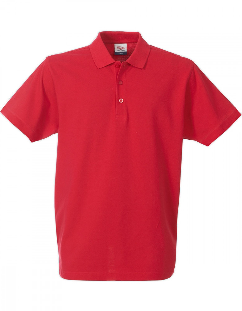 Herren Poloshirt Rot