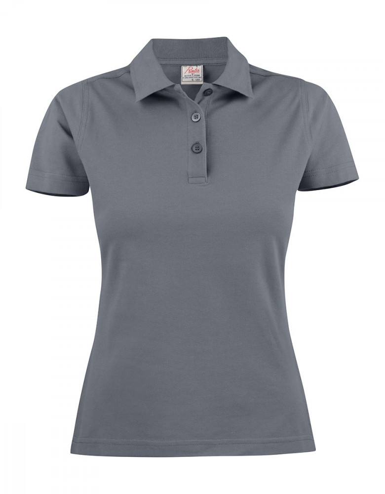 Poloshirt Damen Grau