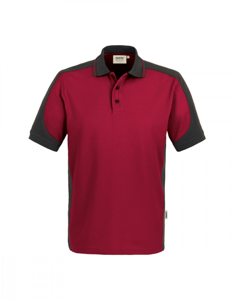 Herren Performance Poloshirt Contrast