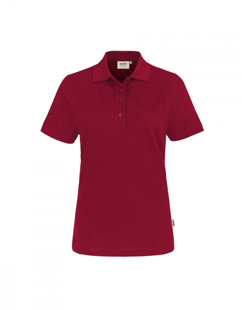 Polo Shirt Damen Weinrot