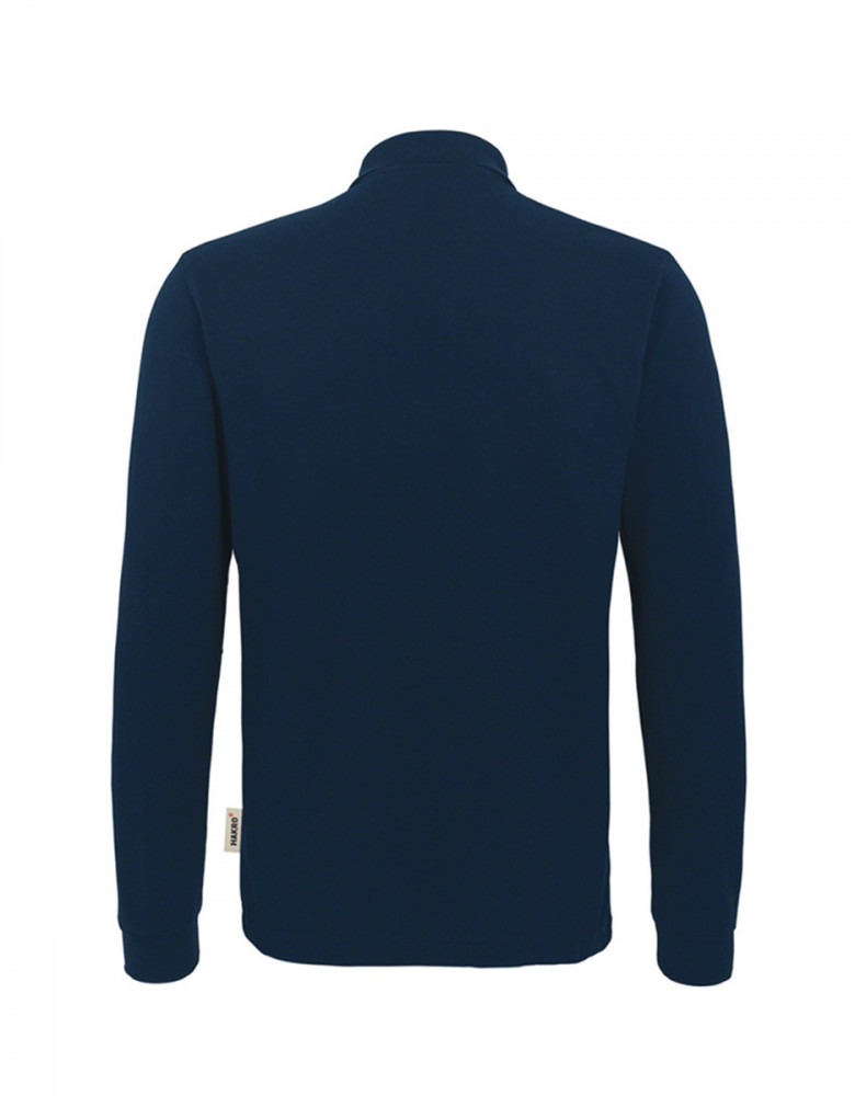 Langarm Poloshirt Herren Dunkelblau