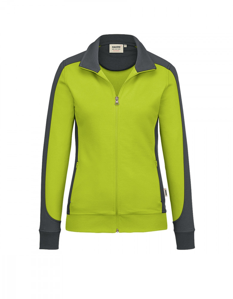 Damen Sweatjacke Hellgrün