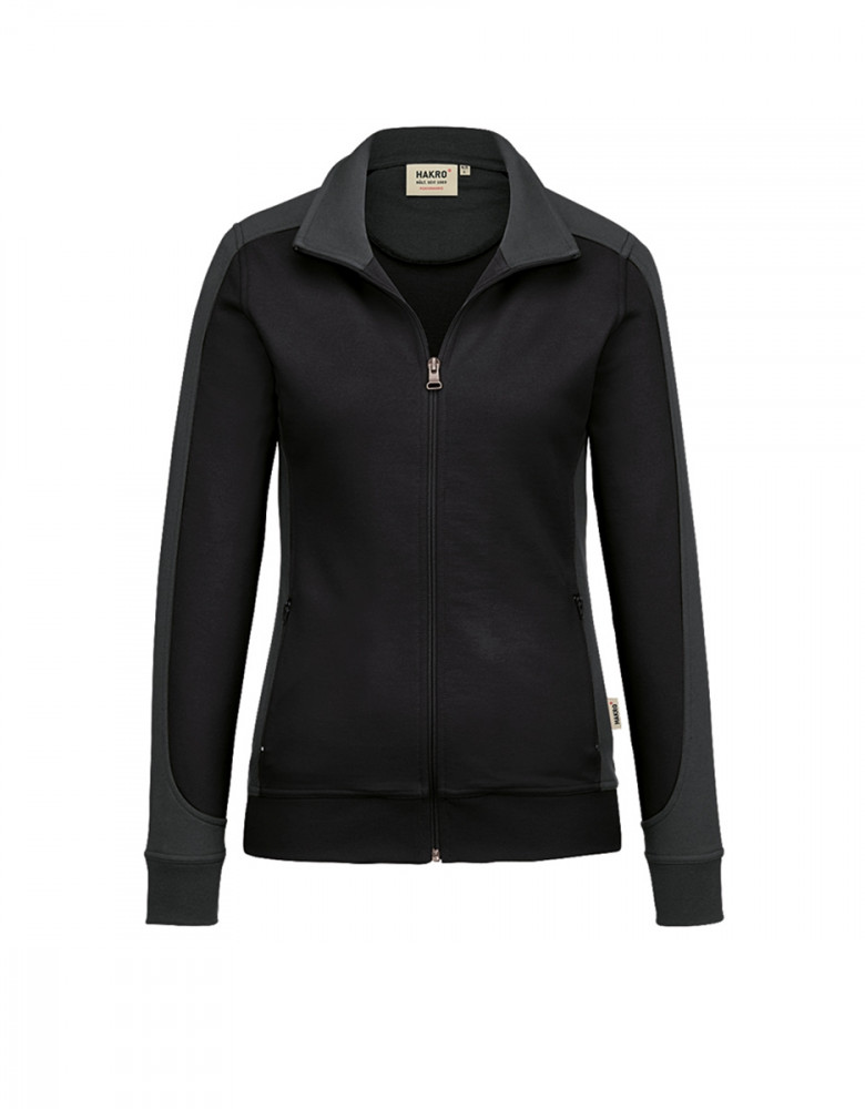 Damen Sweatjacke Schwarz