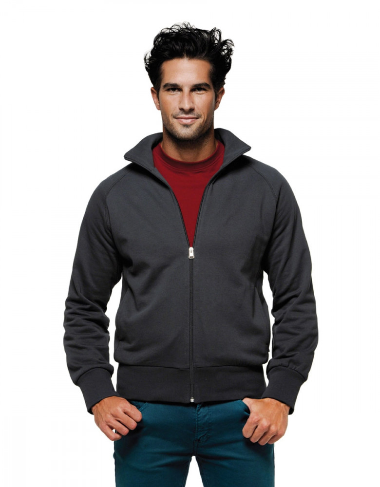 Sweatjacke Herren Grau