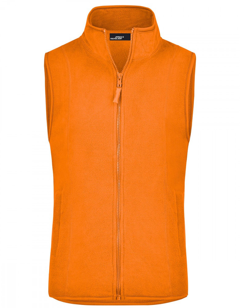 Fleeceweste Damen orange