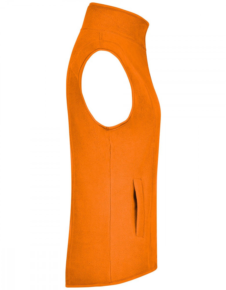 Fleeceweste Damen orange