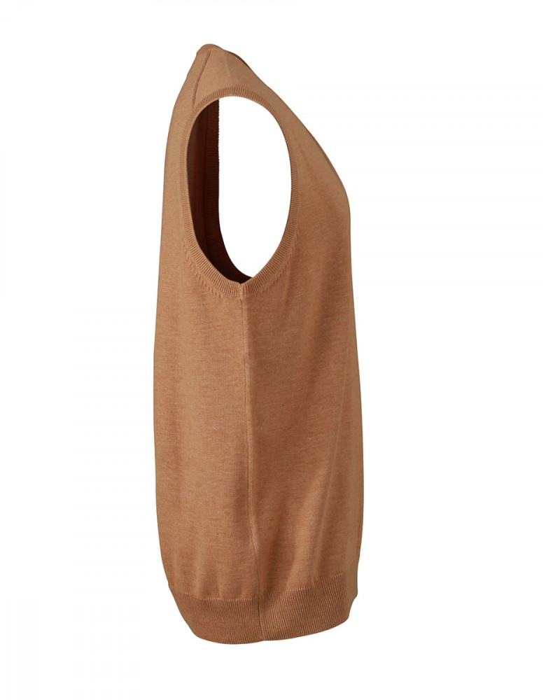 Strickpullunder Beige