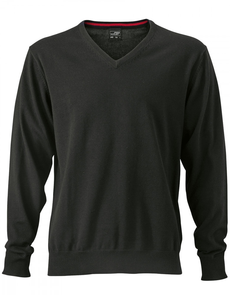 Strickpullover Herren Schwarz