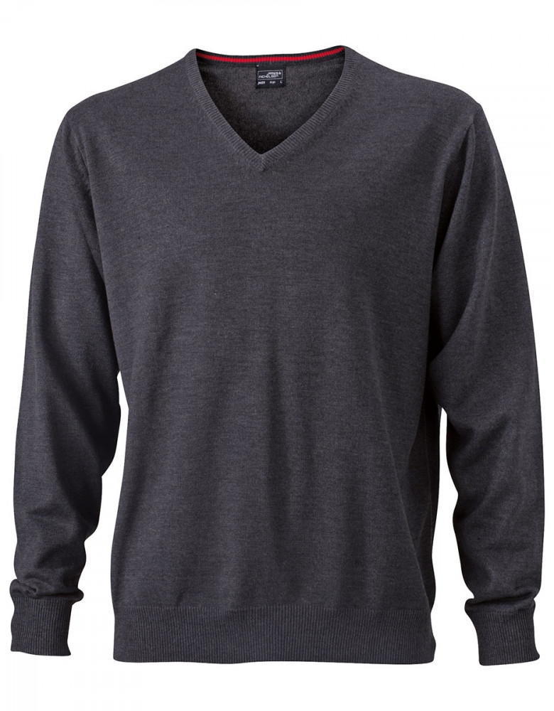 Strickpullover Herren Grau