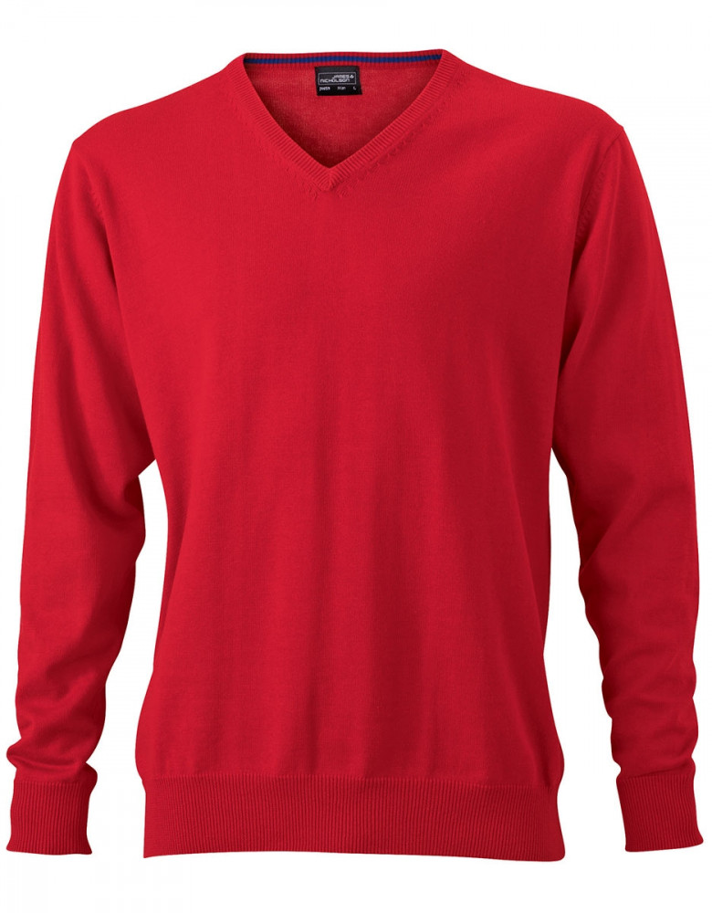 Strickpullover Herren Rot