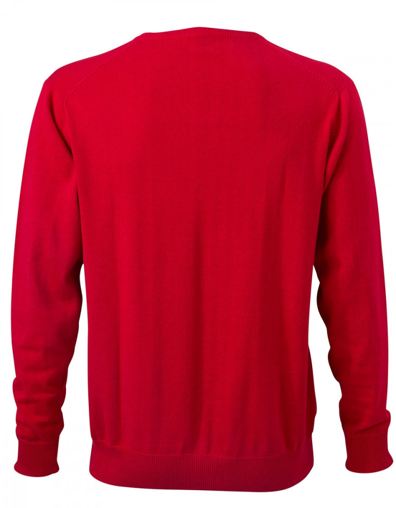 Strickpullover Herren Rot