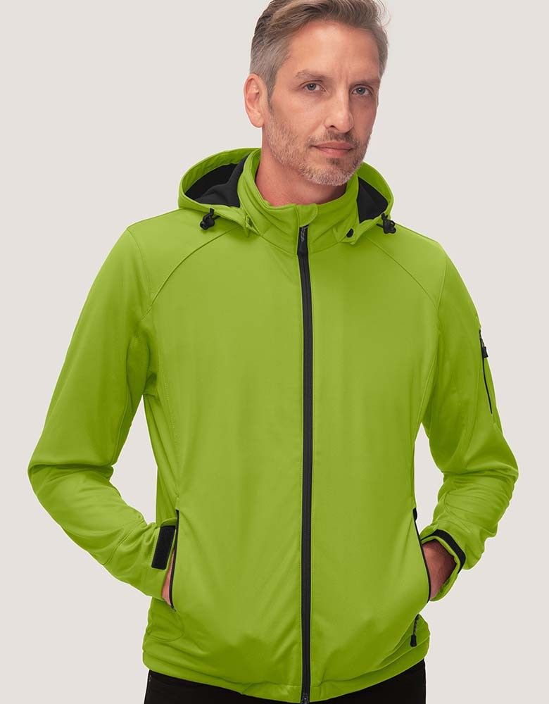 Softshell Jacke Herren Hellgrün