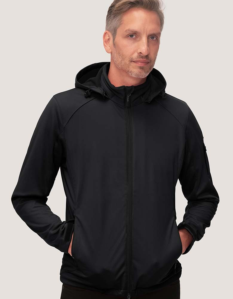 Softshell Jacke Herren Schwarz