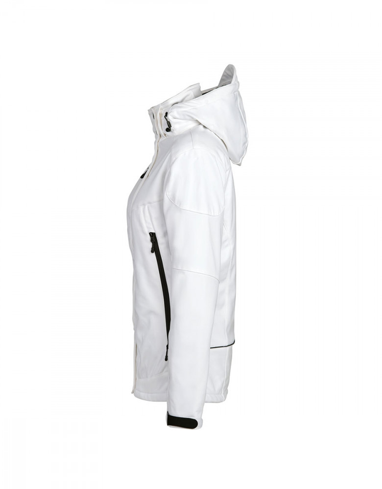 Weiße Softshelljacke Damen