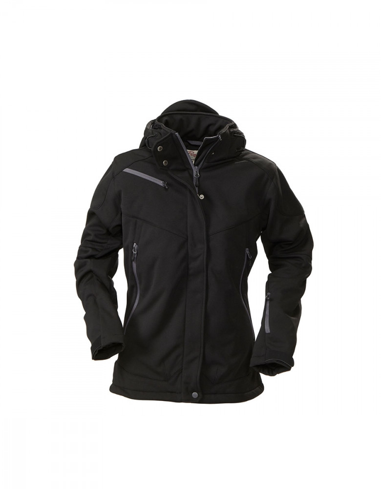 Schwarze Softshelljacke Damen