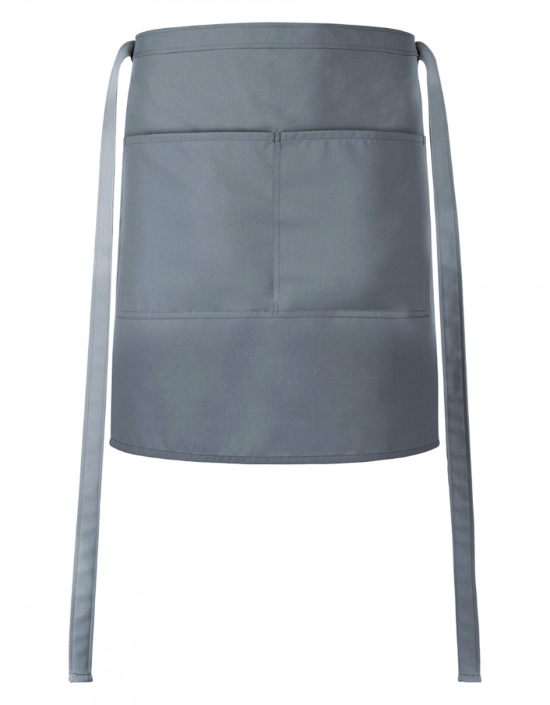 Kurze Schürzen Grau besticken