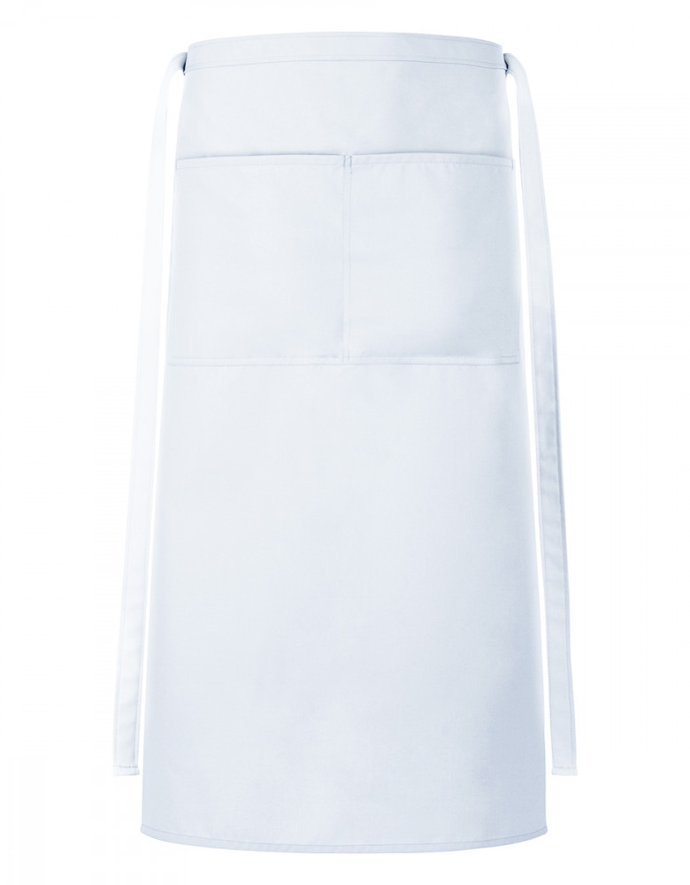 Weiße Bistro Schürze Taschen